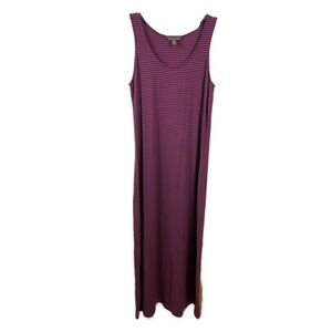 Tommy Bahama‎ Jersey Striped Sleeveless Pink Navy Maxi Dress- Size Small